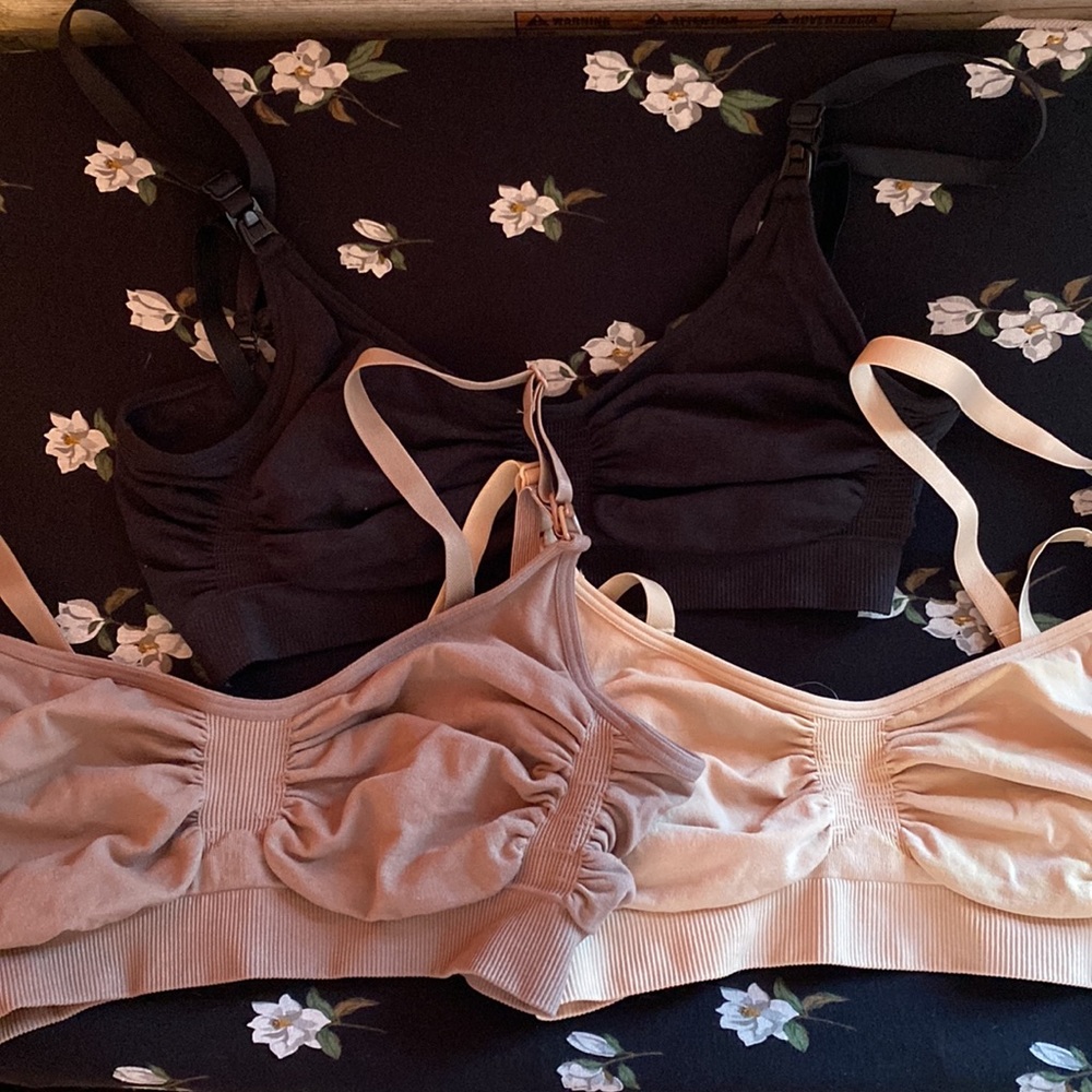 (3) Skims Maternity Nursing Sculpting Bras Gem